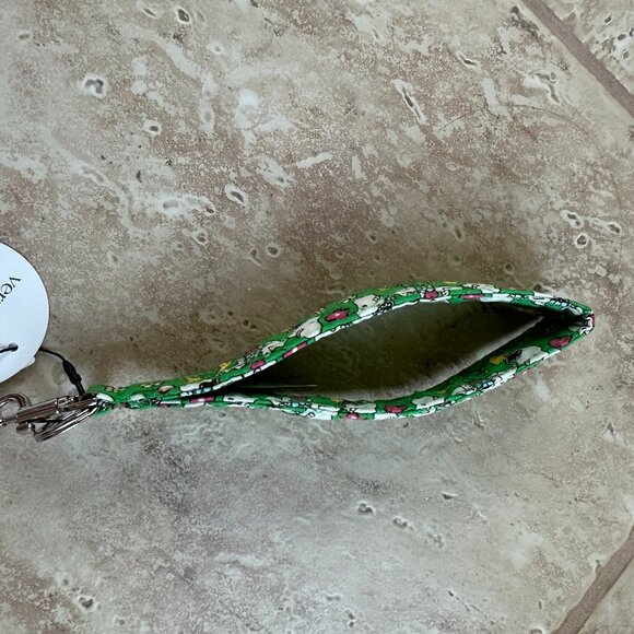 VERA BRADLEY PEANUTS WIDE WRISTLET STRAP KEYRING:NWT  SNOOPY'S MEADOW - Picture 12 of 13